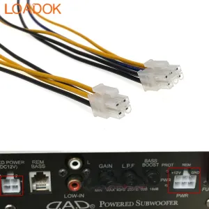 4 6 Pin Car Radio Wire Harness Power Cable Fit Garsonbyda FUSION EN-AT1100 EN-AT1120 EN-AB1120 For Alpine NVE-M300P PXA-H600