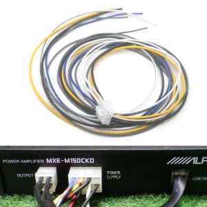 Car Audio Stereo Amplifier 8 Pin Plug Power Harness Speaker Input Cable For Alpine SWE-815 1200 MXE-M150CKD 1Metre