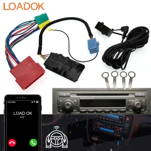 Car Bluetooth 5.0 AUX Handsfree 8 Pin Adapter A2DP Music Audio Cable For Audi A3 8L 8P A4 B5-B7 A6 4B A8 4D Quadlock