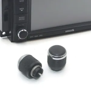 Car Interior Panel Volume Knob Switch Trim for Chrysler Jeep Dodge MyGig Ren Sirius Sat Radio CD DVD 2007-2014
