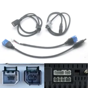 Car Radio Cable Connector Android 4 6 Pin Socket to Mini USB Wiring Harness Adapter for Nissan Chevrolet Fiat Renault Jeep