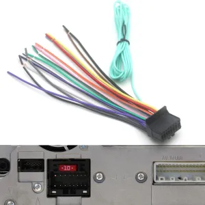 16Pin Car Radio Power Wire Harness Connector for Pioneer AVH-X8500BHS AVH-X5500 AVH-X4500 AVH-X3500 AVH-X2500 AVH-X1500 CDP1435