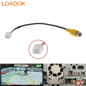 8 Pin Car Radio Revers View Camera Video RCA Cable Adapter For Pioneer Carrozzeria AVIC-CL CW CZ RZ RL RW-710 810-D 910 Series