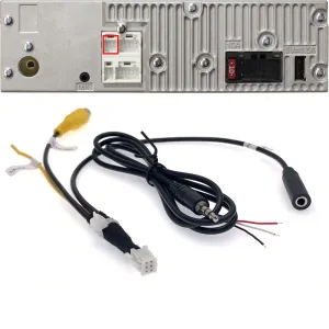 Car Radio Rear View Camera Steering Wheel Control Cable For Pioneer DMHW2770NEX DMHW3000NEX DMHW3050NEX DMH160BTII DMH2000NEX